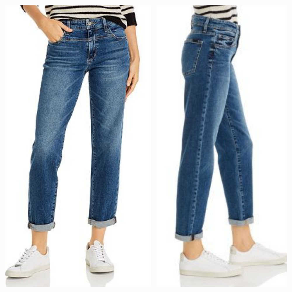 ๐ Joe's Joes Jeans The Niki Boyfriend mid rise jean VAQUERO med blue TSMVSQ5860 - Picture 1 of 16